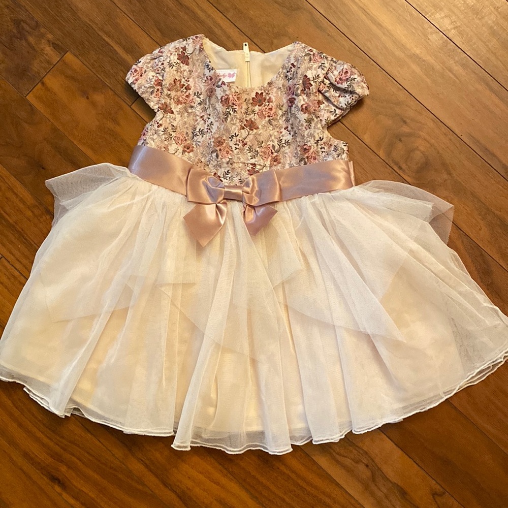 Bonnie Baby Size 18 Months Floral Sleeveless Dress